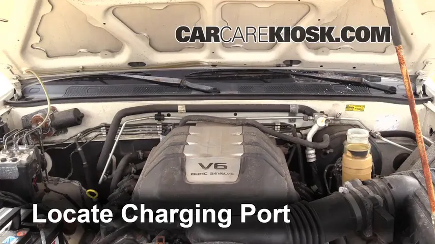 2001 Isuzu Rodeo LS 3.2L V6 Air Conditioner Recharge Freon